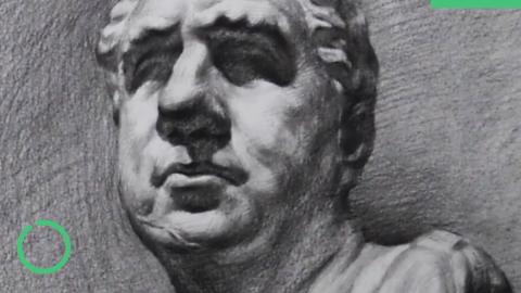 素描石膏像-吴友琴