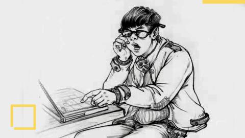 郑华伟—荷马教育2017年11月5日校内测试速写（宁夏）