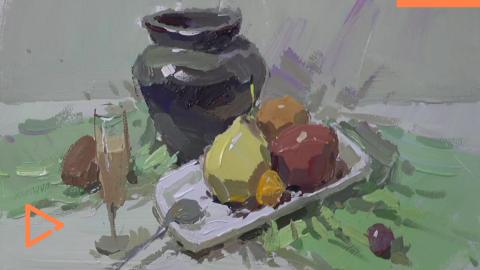 汤传真-小色稿绿色调（带讲解）