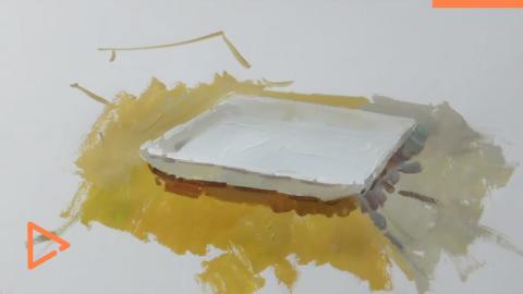 高士晶—白色衬布或白盘如何画才能避免粉气（带讲解）