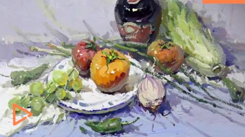 色彩静物考题讲解（带讲解）