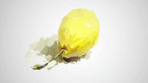 水果类：梨子的诀窍？色彩单体梨子