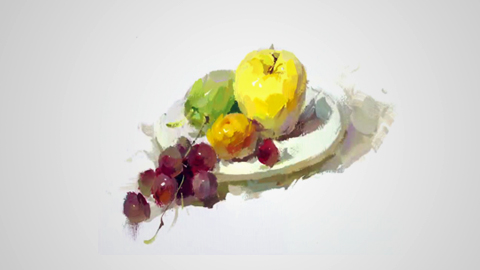 水果盘的讲解及示范