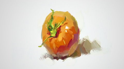 蔬菜类：西红柿的画法？蒂部及叶子的表达