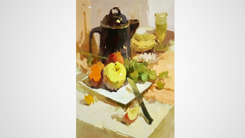 色稿临摹：小色稿—橙色调