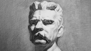 石膏头像--高尔基