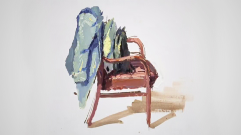 场景小局部-红色椅子