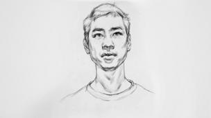 头像起形-男青年正面