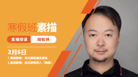 2月5日素描静物直播回放：铺色、揉抹+深入