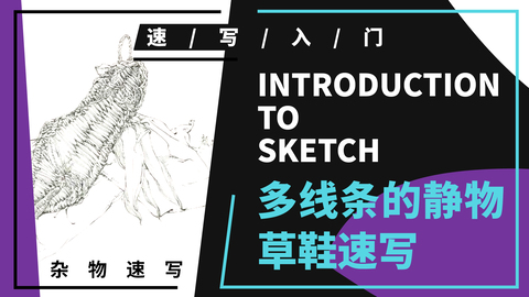 杂物速写--鞋子--复古草鞋