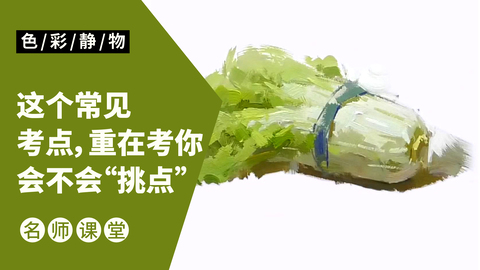 （第四课）色彩静物单体：白菜