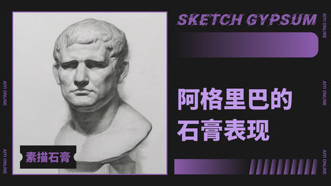 （第一课）阿格里巴的石膏表现（精讲）