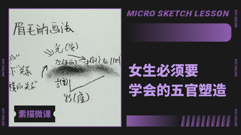 （第十八课）眉毛：结构讲解