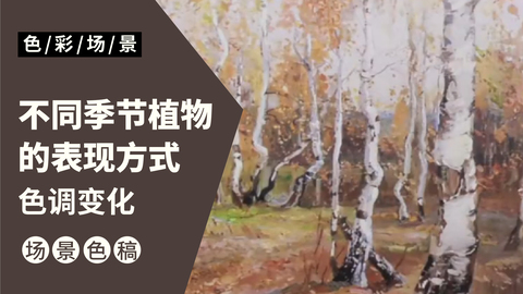 不同季节植物的表现方式和色调变化（带讲解）