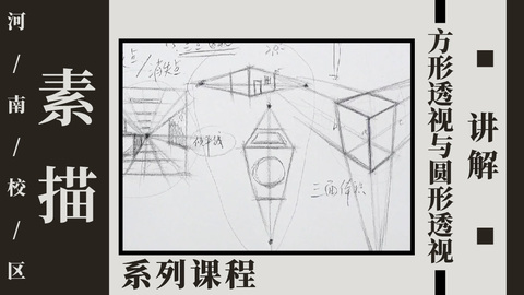方形透视与圆形透视的讲解